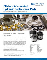 Click to view our Replacement Hydraulic Parts Cut Sheet